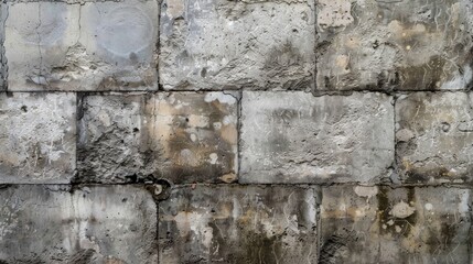 Texture of aged concrete block wall