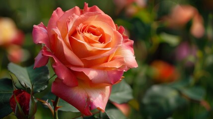 Rose Illustrate the classic beauty of a rose in full bloom, with delicate petals and rich colors.