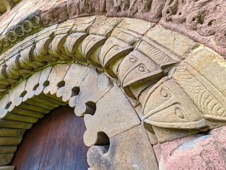 Romanesque church of San Esteban de Aramil, also known as San Esteban de los Caballeros, 12th century, Siero, Asturias, Spain