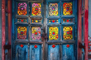 wooden window