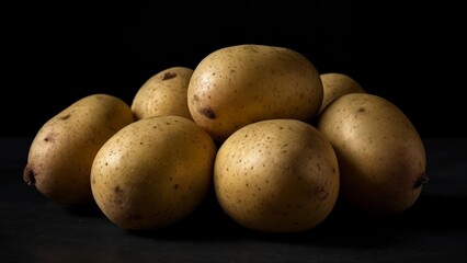  A pile of potatoes fresh and ready for cooking