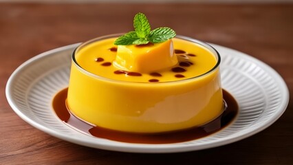  Delicious dessert ready to be savored