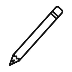 Drawing Pencil Icon Ideal for Sketching and Note-Taking