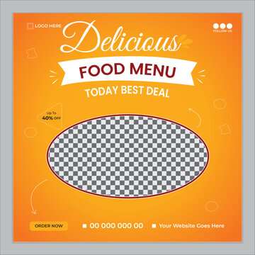 Food Social Media Post Design