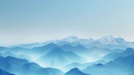 Abstract mountain backdrop for PowerPoint presentations