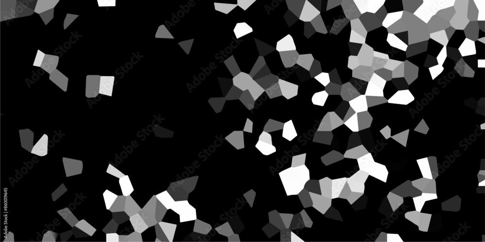 Poster seamless pattern mosaic marble pattern texture with seamless shapes. dark and light gray geometric m