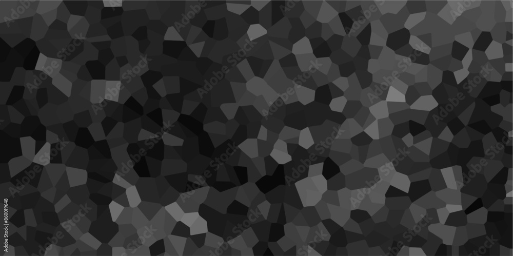 Poster abstract black geometric with triangles and marble texture. seamless pattern mosaic marble pattern t