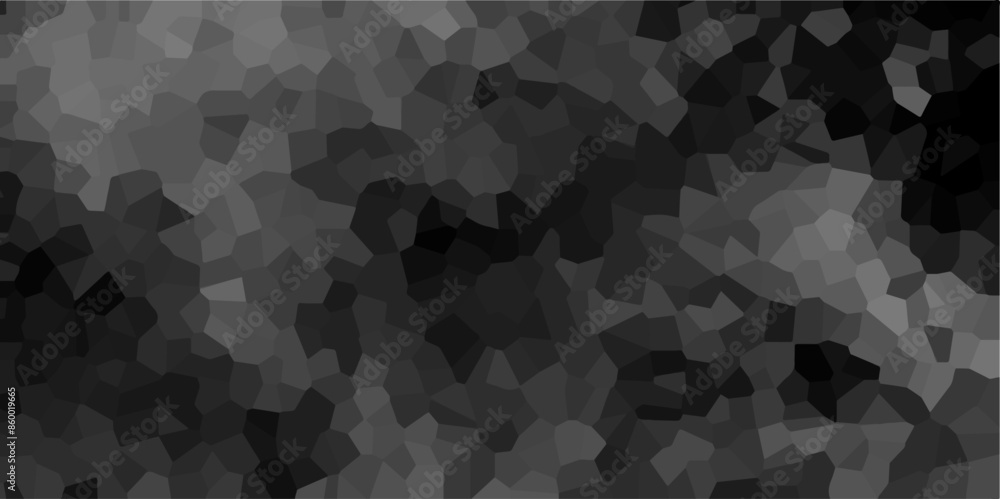 Poster abstract black geometric with triangles and marble texture. seamless pattern mosaic marble pattern t