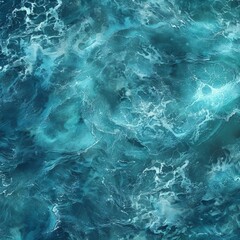 Obraz premium Serene Ocean Waves. Tranquil beauty concept