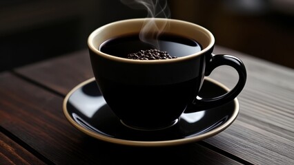 Fototapeta premium Warmth in a cup a moment of tranquility