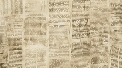 Obraz premium Vintage Newspaper Nostalgia. Classic Journalism concept