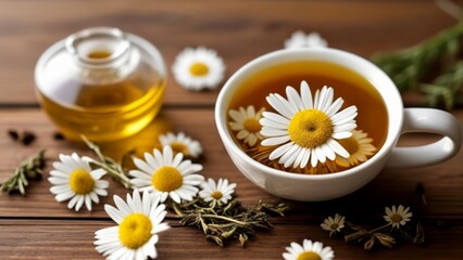 Fototapeta premium Natural beauty in a cup A moment of serenity