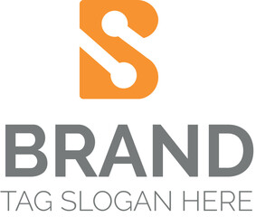 Business corporate logos, element designs, abstract logos, logo elements, and business and technology logos. Element of a Flat Vector Logo Design Template.