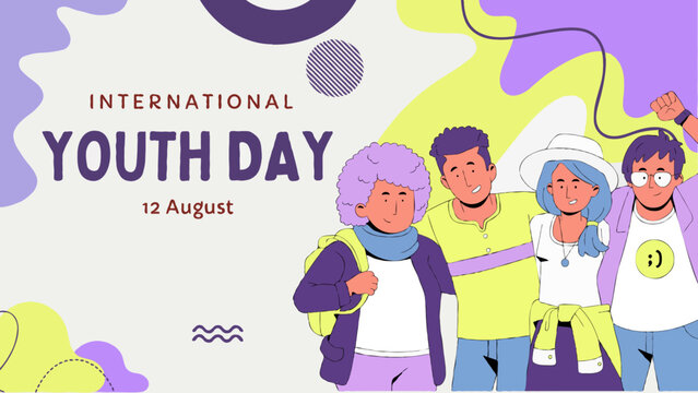 Purple Blob International Youth Day 