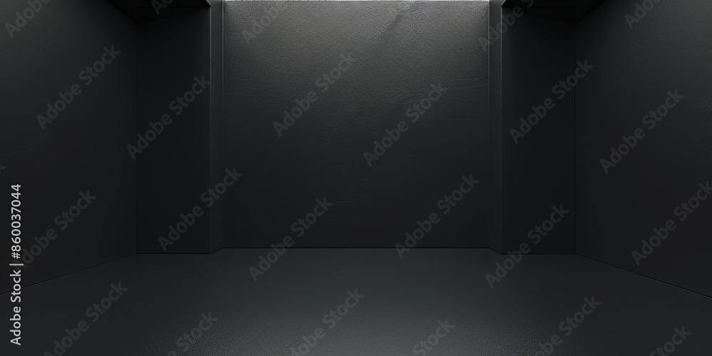 Poster blank solid black color with a slight gradient