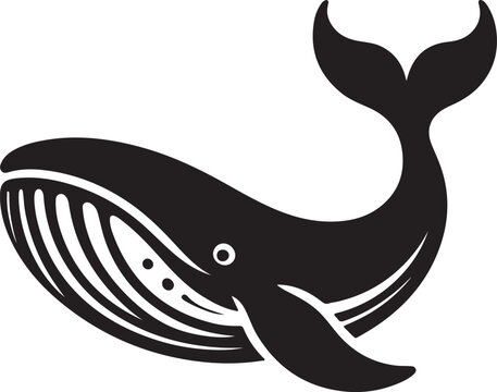 recommend clip art: Blue whale, jumping in the ocean humpback whale 