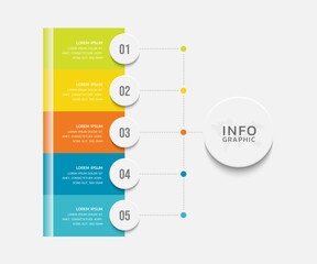Vector infographics business template design