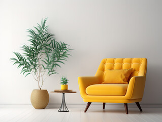 Excellent Living room interior house floor template background mock up design copy space