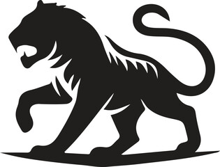 black and white horse