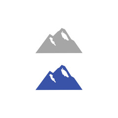 HIGH MOUNTAINS RESORT PEAK ADVENTURE TRAVEL SIGN SYMBOL CLIPART LOGO