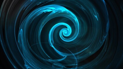 Liquid  waves with particles on a dark background. Colorful futuristic particles background. 4k video, animation design