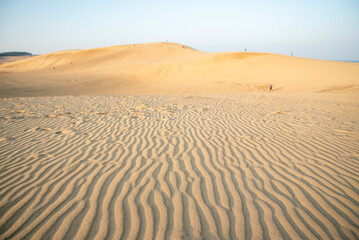 鳥取砂丘の美しい風景Beautiful scenery of Tottori Sand Dunes in Japan