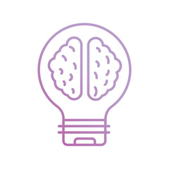 idea icon with white background vector stock illustration