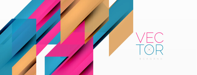 Speed and sport geometric background. Color lines dynamic template for wallpaper, banner, background or landing