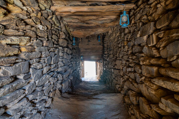 Bakhroosh Bin Alas Castle, Built by Stones,  From The Heritage Of Al Baha Region, Saudi Arabia
