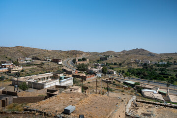 Obraz premium Bakhroosh Bin Alas Castle, Built by Stones, From The Heritage Of Al Baha Region, Saudi Arabia 