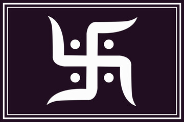 Swastik symbol of hindu religion