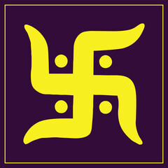 Swastik symbol of hindu religion