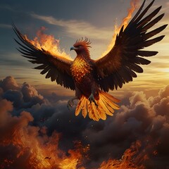 Obraz premium eagle in the sky