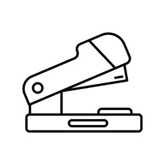 stapler icon with white background vector stock illustration