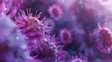 Bacteria virus cells image