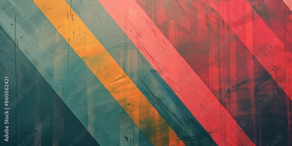 Poster flat style few lines minimalist background texture