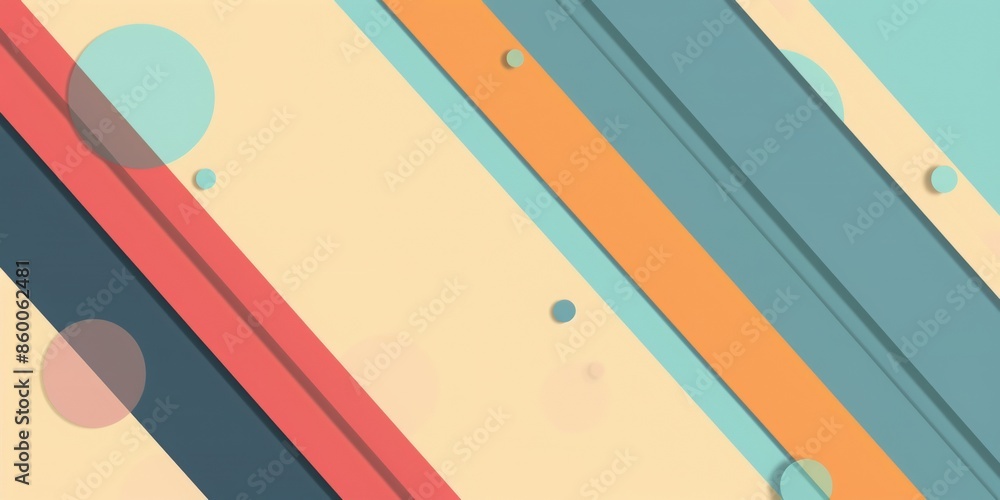 Poster flat style few lines minimalist background texture
