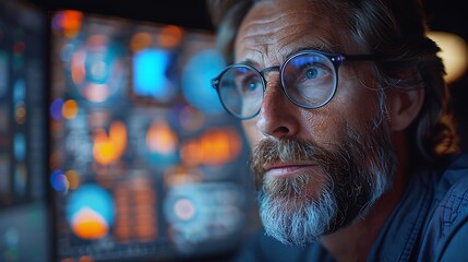 Close-up of a financial advisor and client in a video conference discussing investment strategies, detailed financial charts on computer screens, realistic office environment, vibrant colors, high-res