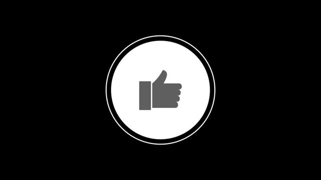 Notification Like Animation for Youtube with alpha channel