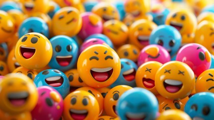 a lots of emojis that are being used on social media