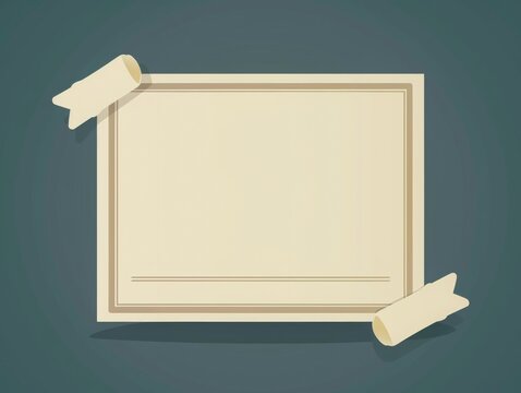 Certificate template for business, AI generated