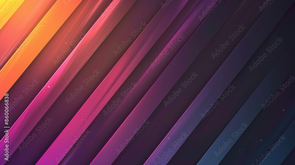 Wall mural gradient in dark colors, lines