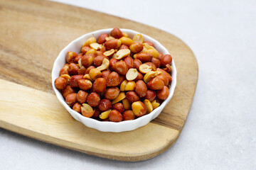Red skin peanuts roasted salted, peanut snacks