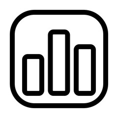 Graph icon - Essential basic icon