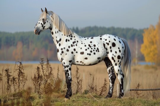 spotted knabstrupper horse