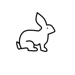 Animal icon isolated on white