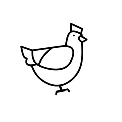 Animal icon isolated on white