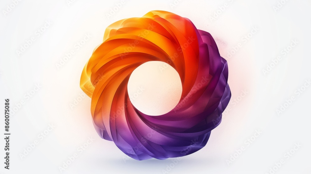 Poster minimalist but colorful logo representing fun, no text, abstract and modern design, suitable for bus