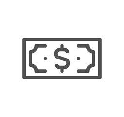 Finance related icon outline and linear vector.	
