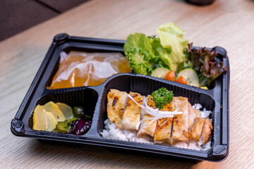 teriyaki chicken donburi bowl